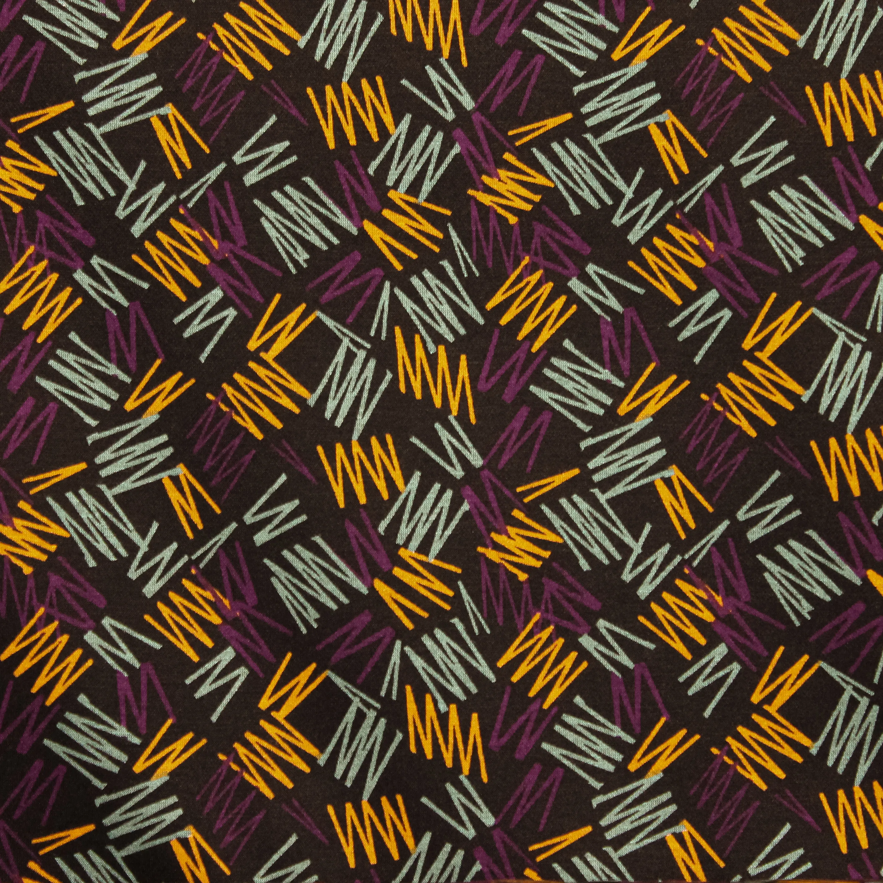Punta Di Roma zwart met zigzagjes - B* Trendy